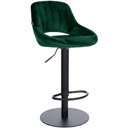Tabouret de bar Mott — Velours · Vert