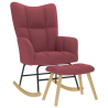 Fauteuil à bascule Verneuil tissu