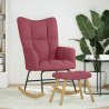 Fauteuil à bascule Verneuil tissu