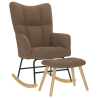 Fauteuil à bascule Verneuil tissu