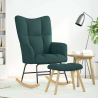 Fauteuil à bascule Verneuil tissu