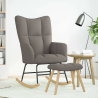 Fauteuil à bascule Verneuil tissu