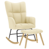 Fauteuil à bascule Verneuil tissu
