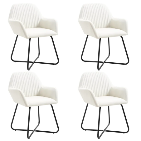 Chaises Barrow — Tissu · Crème