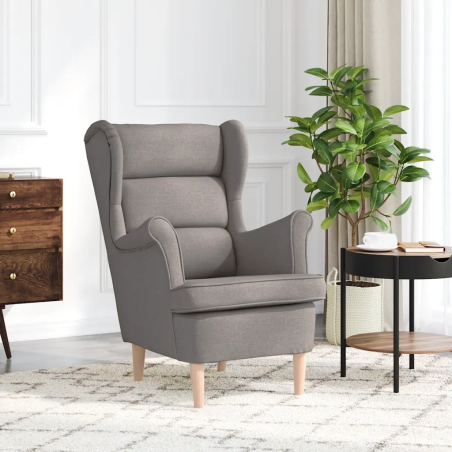 Fauteuil Varenne — Tissu · Taupe