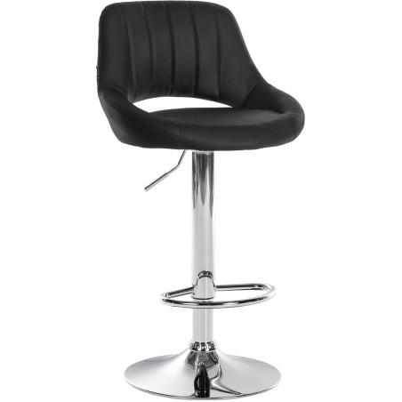 Tabouret de bar Mercer — Similicuir · Noir