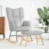 Fauteuil à bascule Verneuil tissu