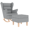 Fauteuil à bascule Tournon avec repose-pied