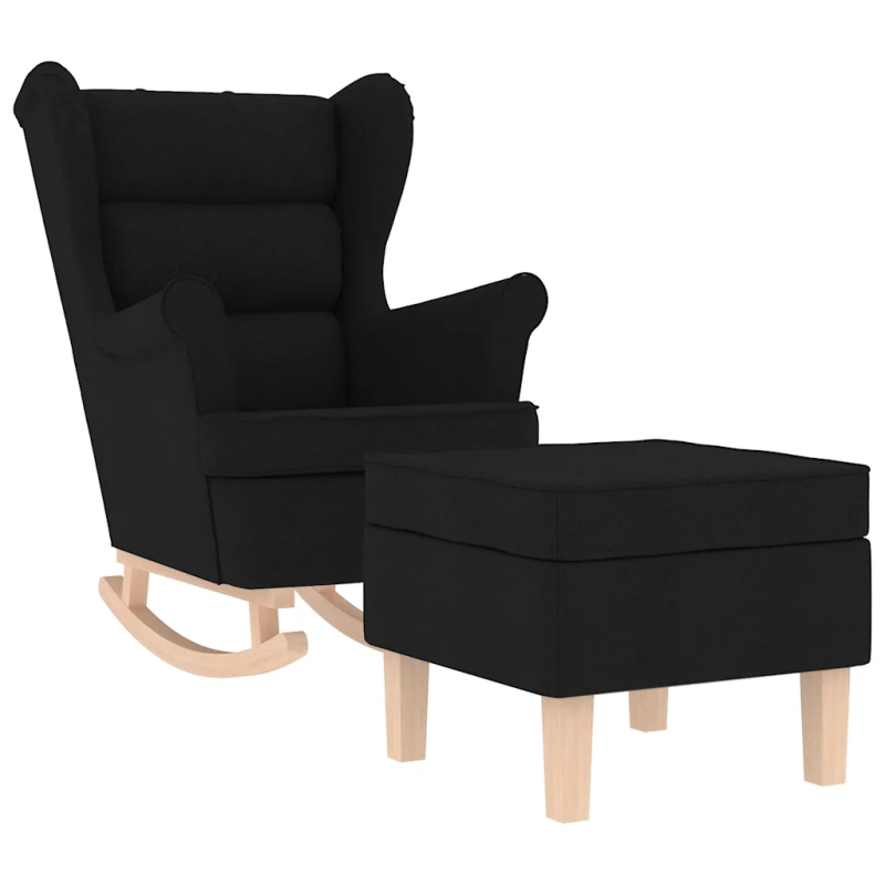 Fauteuil à bascule Tournon avec repose-pied