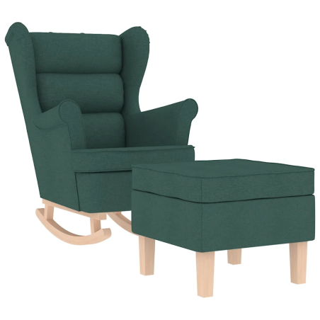 Fauteuil à bascule Tournon avec repose-pied