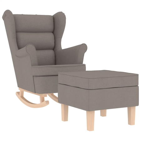 Fauteuil à bascule Tournon avec repose-pied