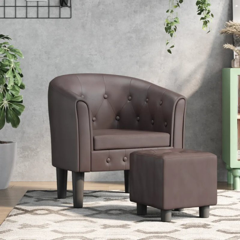 Fauteuil Guénégaud avec repose-pied