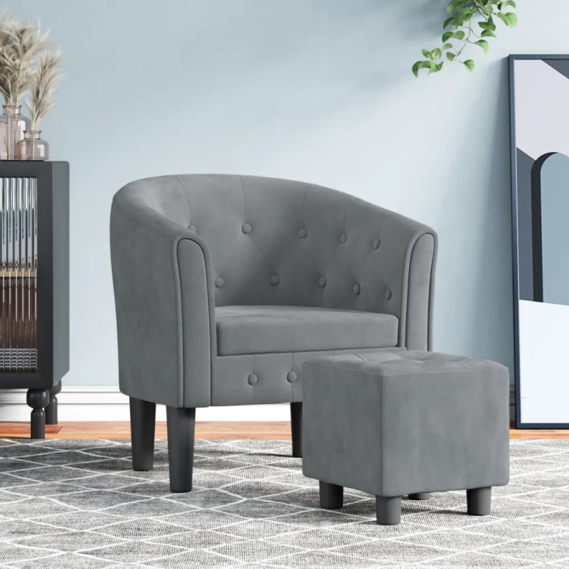 Fauteuil Guénégaud avec repose-pied
