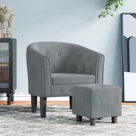 Fauteuil Guénégaud avec repose-pied