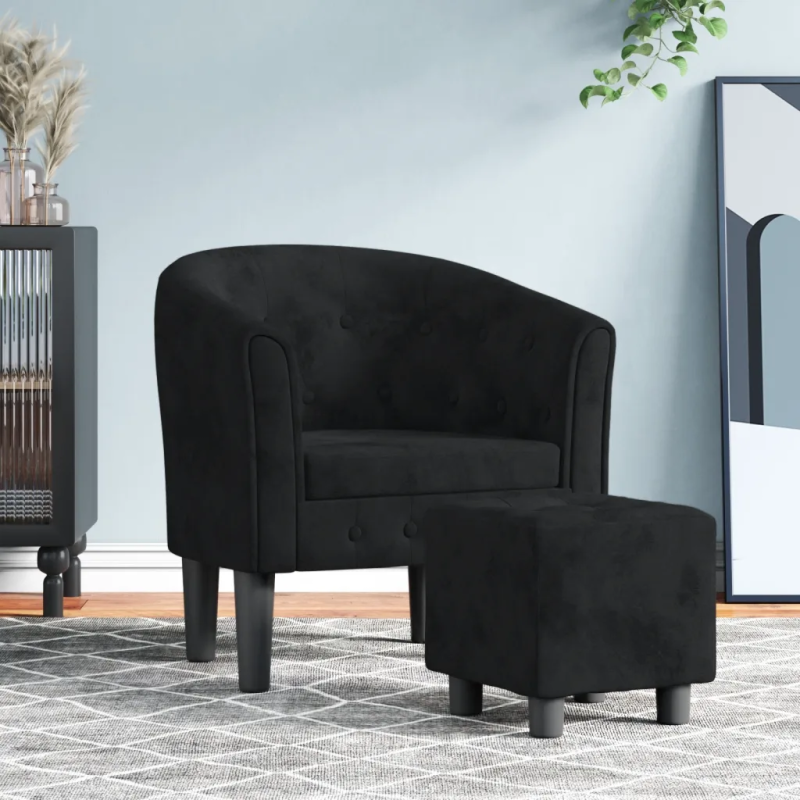 Fauteuil Guénégaud avec repose-pied