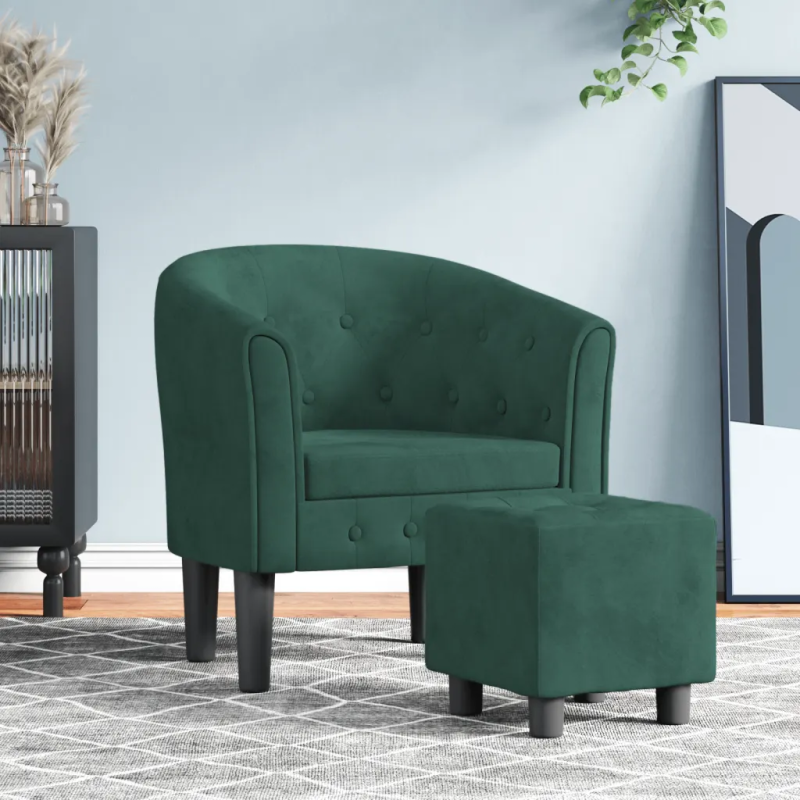 Fauteuil Guénégaud avec repose-pied