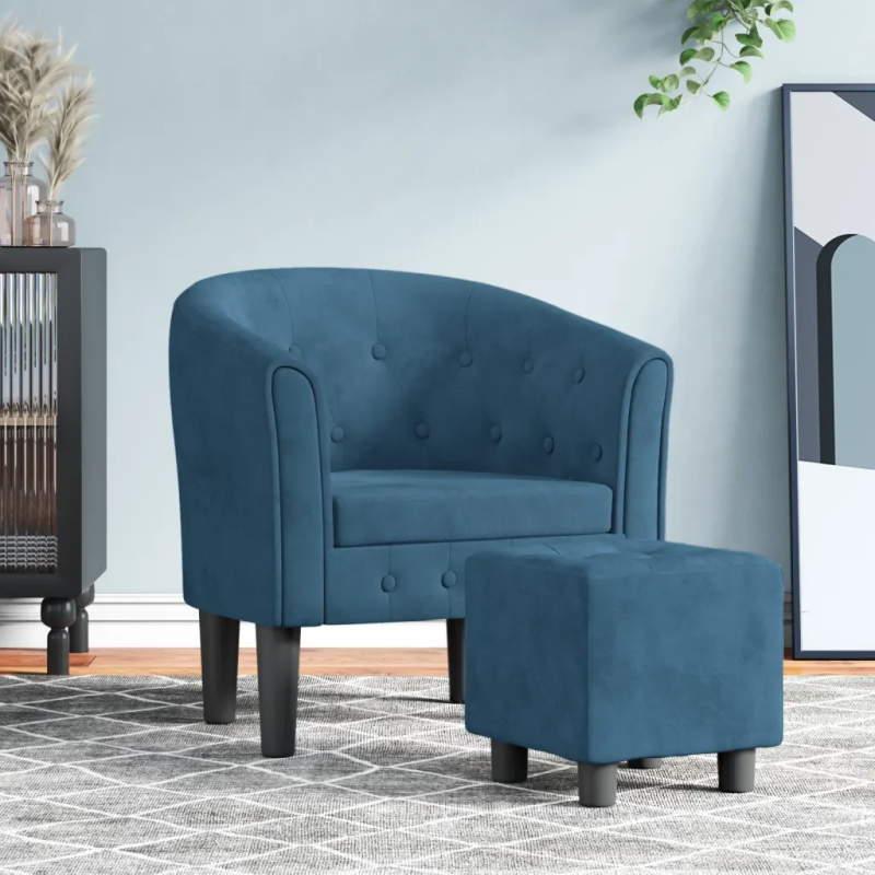 Fauteuil Guénégaud avec repose-pied