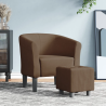 Fauteuil Dauphine avec repose-pied