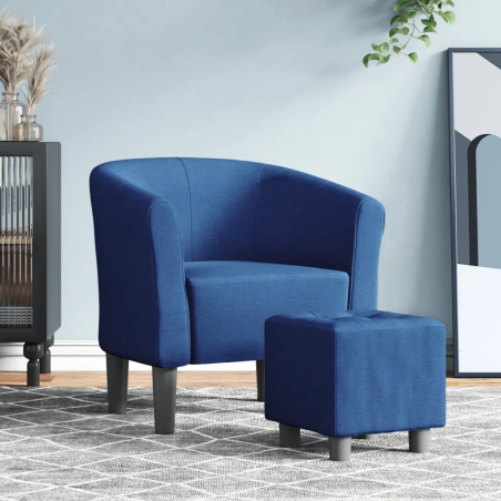 Fauteuil Dauphine avec repose-pied
