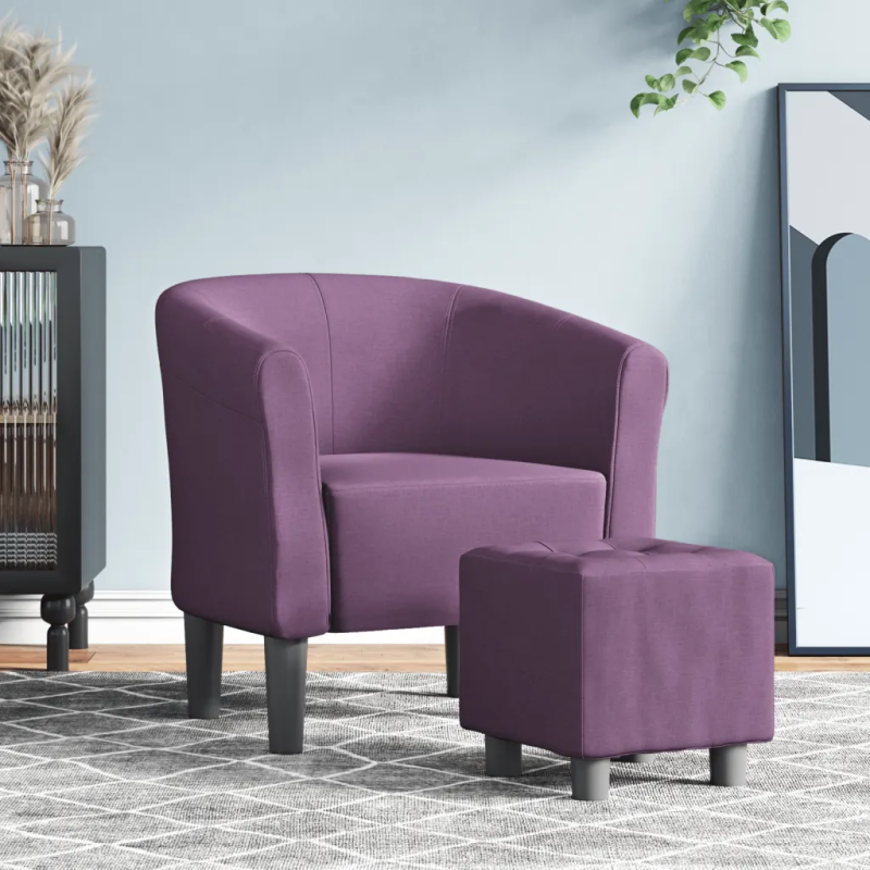 Fauteuil Dauphine avec repose-pied