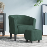 Fauteuil Dauphine avec repose-pied