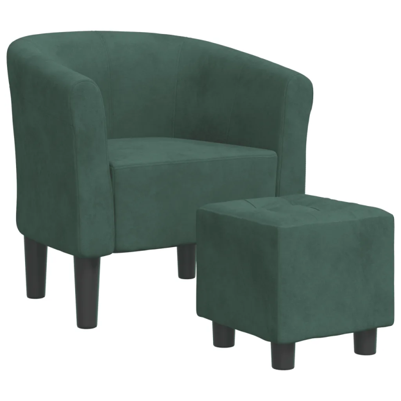 Fauteuil Dauphine avec repose-pied