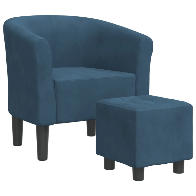 Fauteuil Dauphine avec repose-pied
