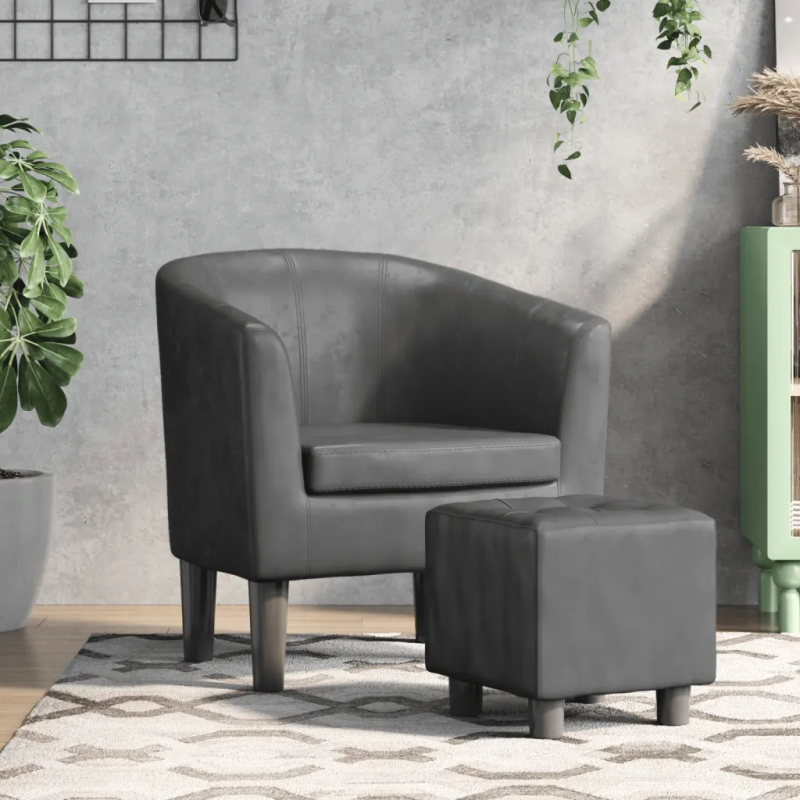 Fauteuil Dauphine avec repose-pied