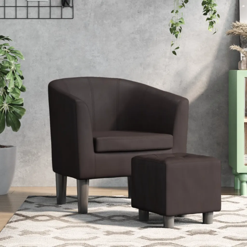 Fauteuil Dauphine avec repose-pied