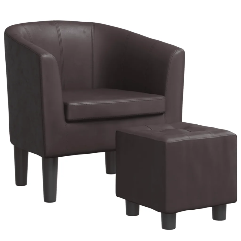 Fauteuil Dauphine avec repose-pied