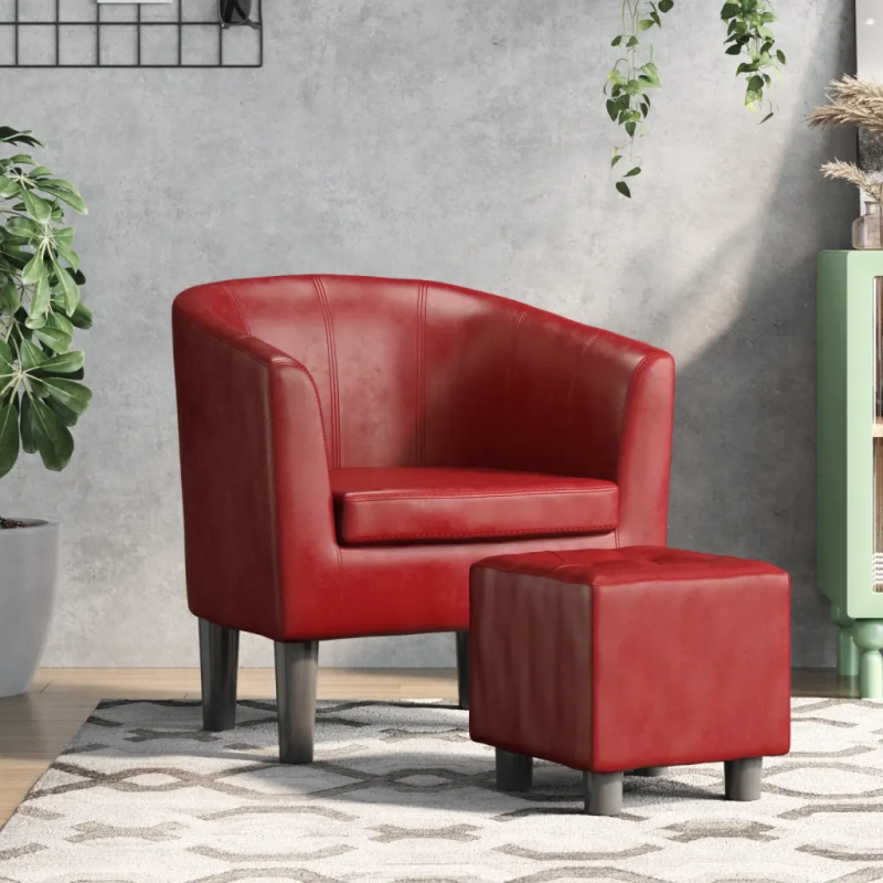 Fauteuil Dauphine avec repose-pied