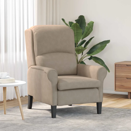 Fauteuil Jacob — Microfibre · Taupe