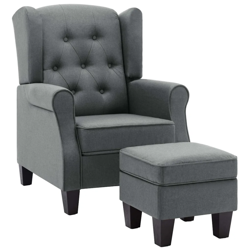 Fauteuil Visconti avec repose-pied