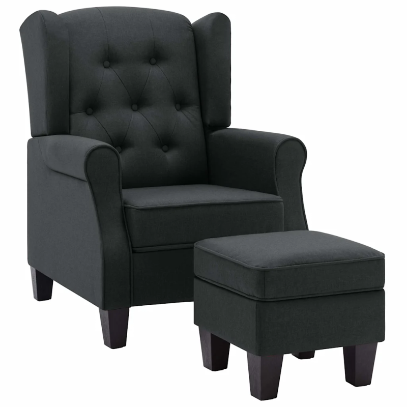Fauteuil Visconti avec repose-pied