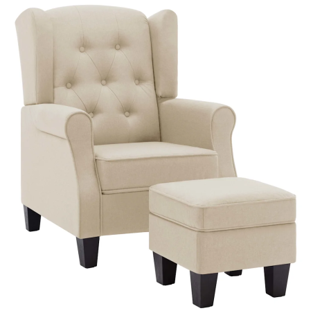 Fauteuil Visconti avec repose-pied