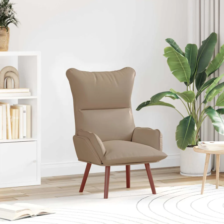 Fauteuil Bretagne — Similicuir · Cappuccino