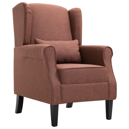Fauteuil Payenne — Tissu · Marron