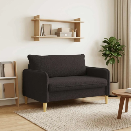 Fauteuil Beaune — Bouclé · Noir
