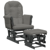 Fauteuil à bascule Cherche-Midi avec repose-pied