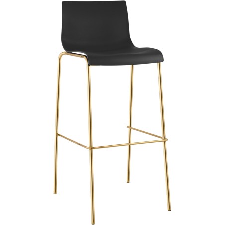 Tabouret de bar Bowery — Plastique · Noir