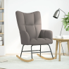 Fauteuil à bascule Verneuil tissu sans repose-pied
