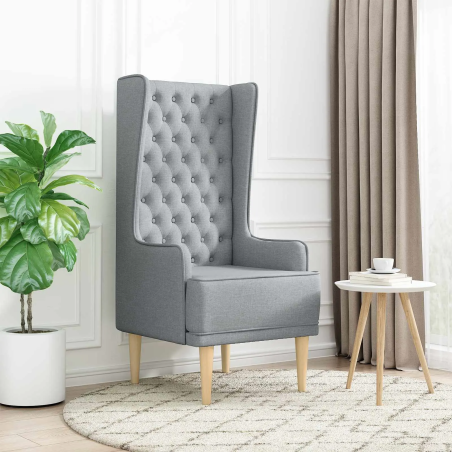 Fauteuil Turenne — Tissu · Gris clair