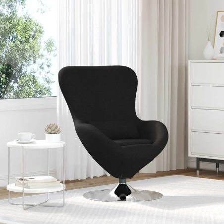 Fauteuil Bonaparte — Tissu · Noir