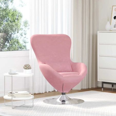 Fauteuil Bonaparte — Velours · Rose