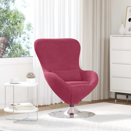Fauteuil Bonaparte — Velours · Bordeaux