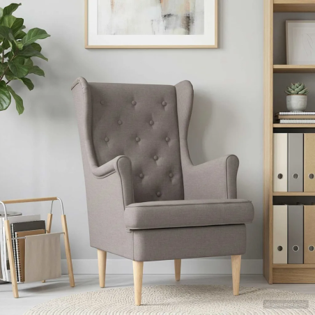 Fauteuil Saintonge — Tissu · Taupe