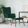 Fauteuil à bascule Mouffetard avec repose-pied