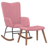 Fauteuil à bascule Mouffetard avec repose-pied