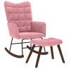 Fauteuil à bascule Monge avec repose-pied
