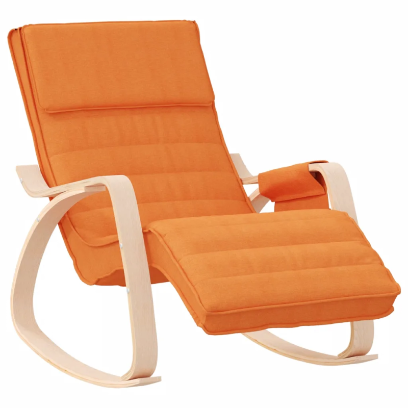 Fauteuil à bascule Vivienne bois noir